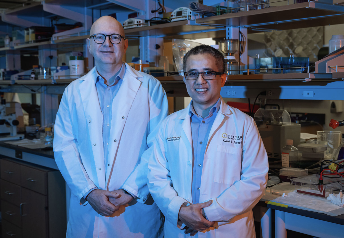 Stefano Tiziani, Ph.D., and Kyaw Aung, M.D., Ph.D.